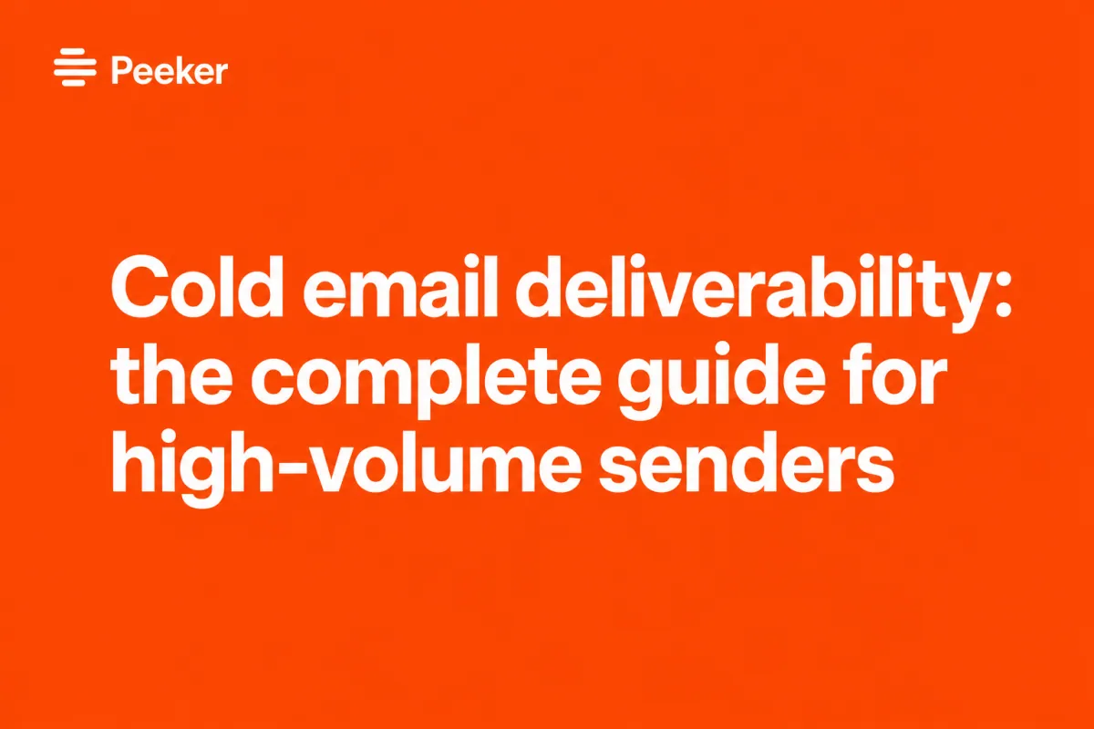Cold email deliverability: what it is and how to improve it