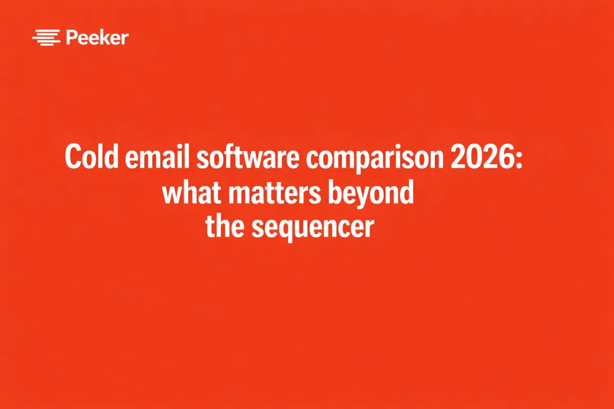 Cold email software: what it is, how it works, and what to look for
