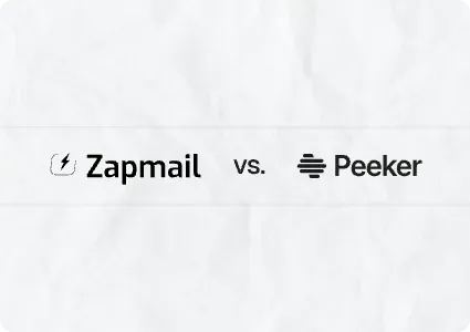 Peeker vs Zapmail: which cold email infrastructure tool is right for you?