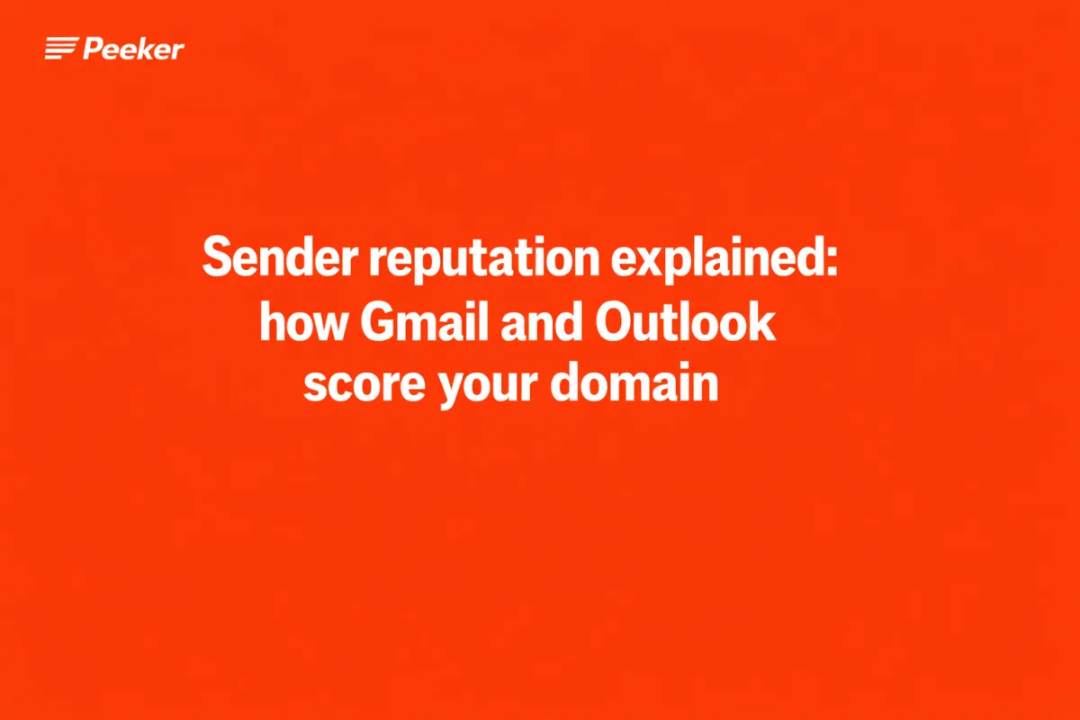 What is sender reputation? A cold email guide